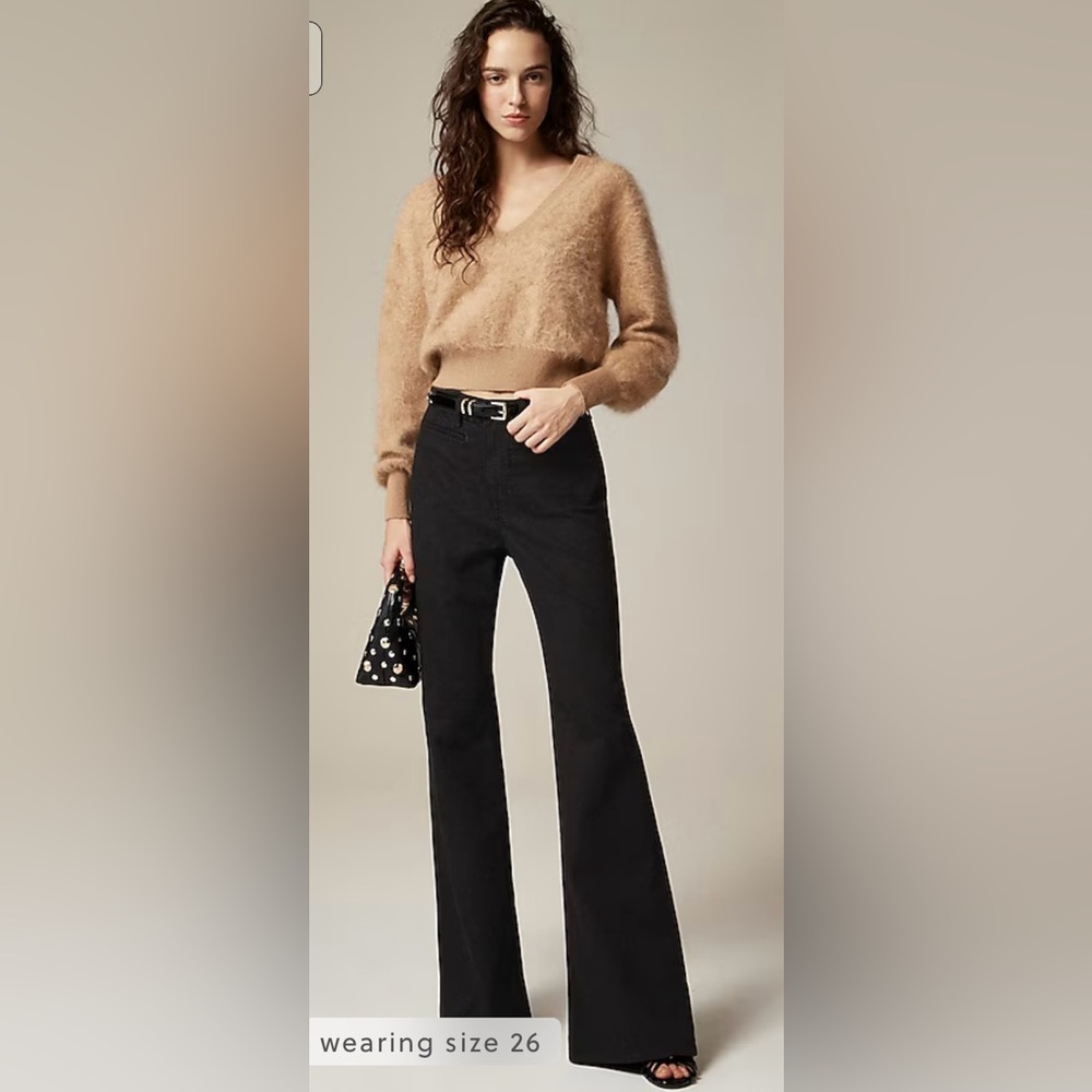 J. Crew Black Boot Cut Jeans
